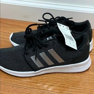 Adidas cloudfoam QT Racer Black/White/Silv…